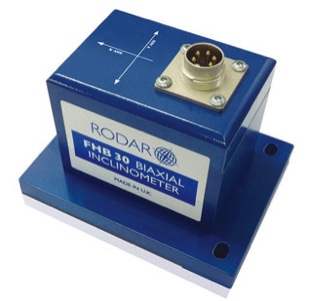 A Dual Axis boxed Inclinometer by RODAR LTD